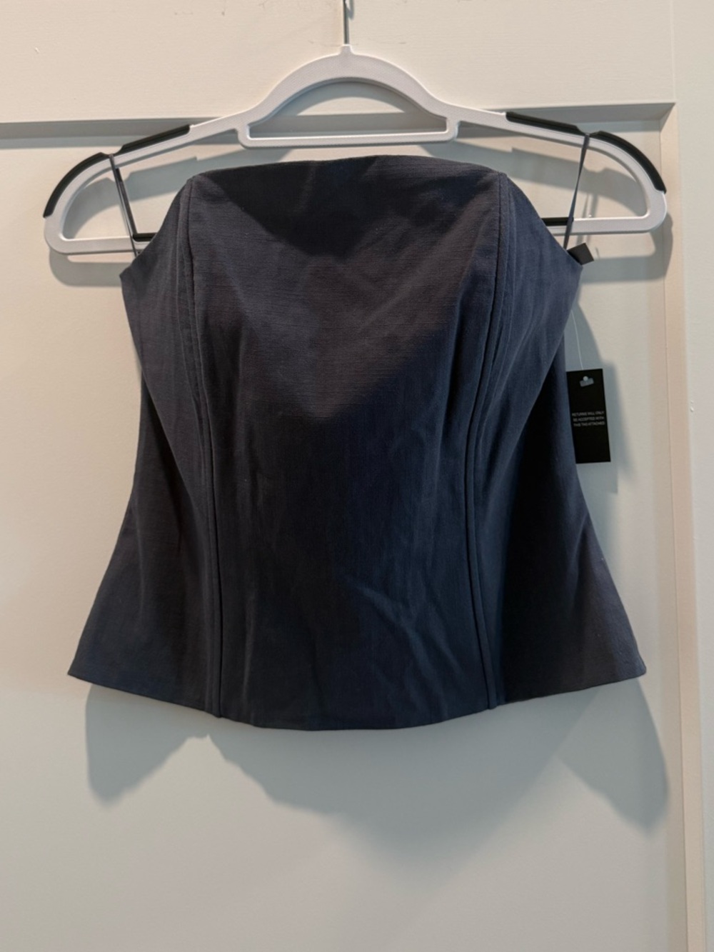 NWT! Lioness Strapless Dark Gray Corset Top